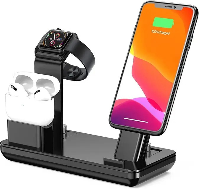 Безпровідна зарядка для iPhone / Apple Watch / AirPods 25976 Луцьк - фото 1