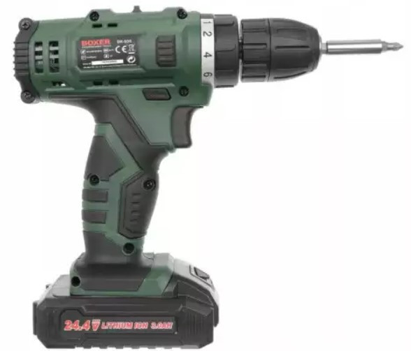 SR-035 Набір ударного гайковерта та шуруповерта 24,4 В, 2 АКБ, 18+1 режим, комплект з аксесуарами Одеса - фото 8