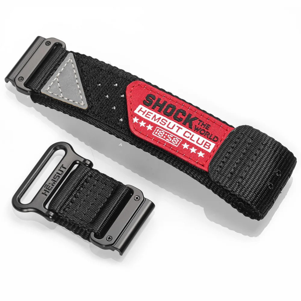 Ремешок для часов Hemsut HGA142 Shock the world Garmin Black 22 mm SBR Киев - изображение 1