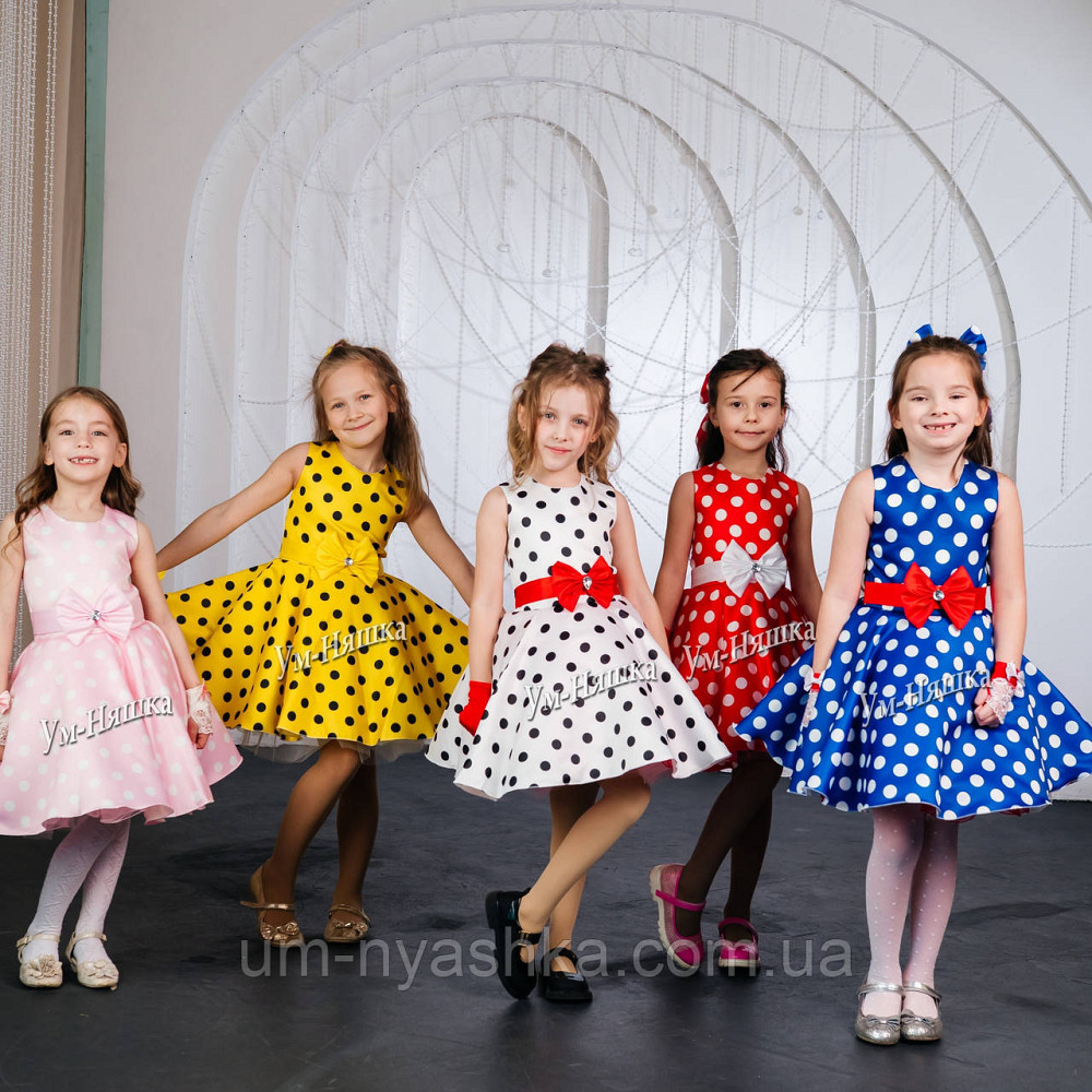 Пышное нарядное платье в ретро стиле 