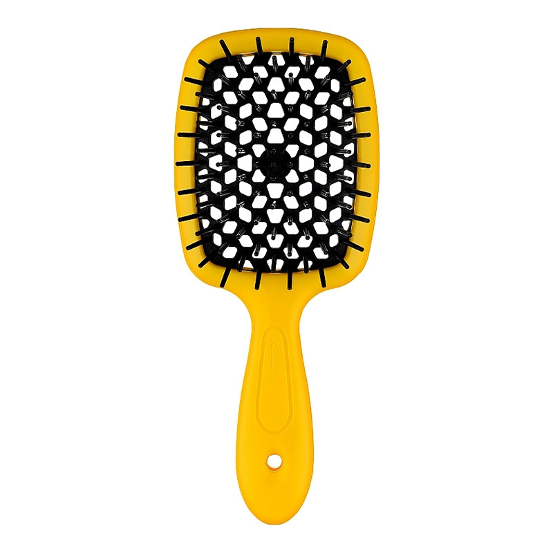 Щітка для волосся жовтий з чорним Super Brush Janeke Київ - фото 1