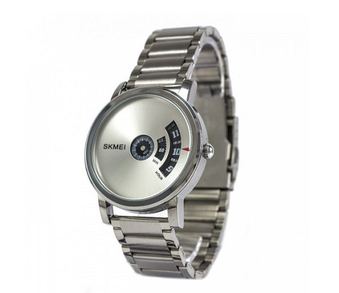 Мужские наручные часы Skmei 1260 all silver Винница - изображение 1