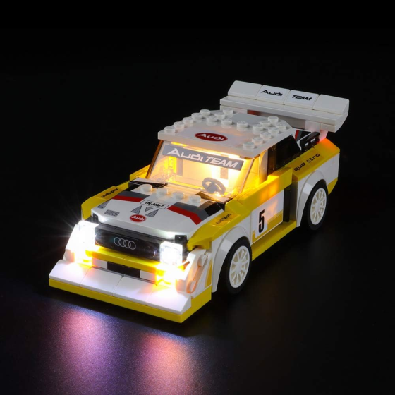 LED-підсвічування Lightailing для LEGO Speed Champions Audi Sport Quattro S1 (76897), світлодіодний набір Київ