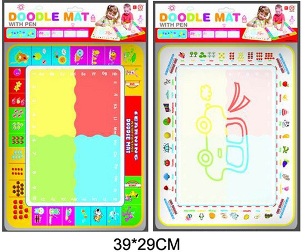 Коврик для рисования водой SF259213/5 (240шт/2)2 вида,карандаш, в пакете 39*29см, шт Киев - изображение 1