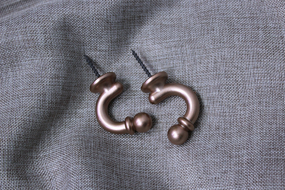 Гачки для підхватів (010кр) набір 2 шт Рожеве золото (83-014) Київ - фото 2