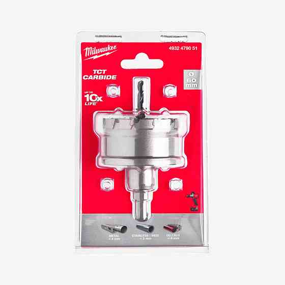 Коронка Holesaw TCT MILWAUKEE, Ø60мм Одесса