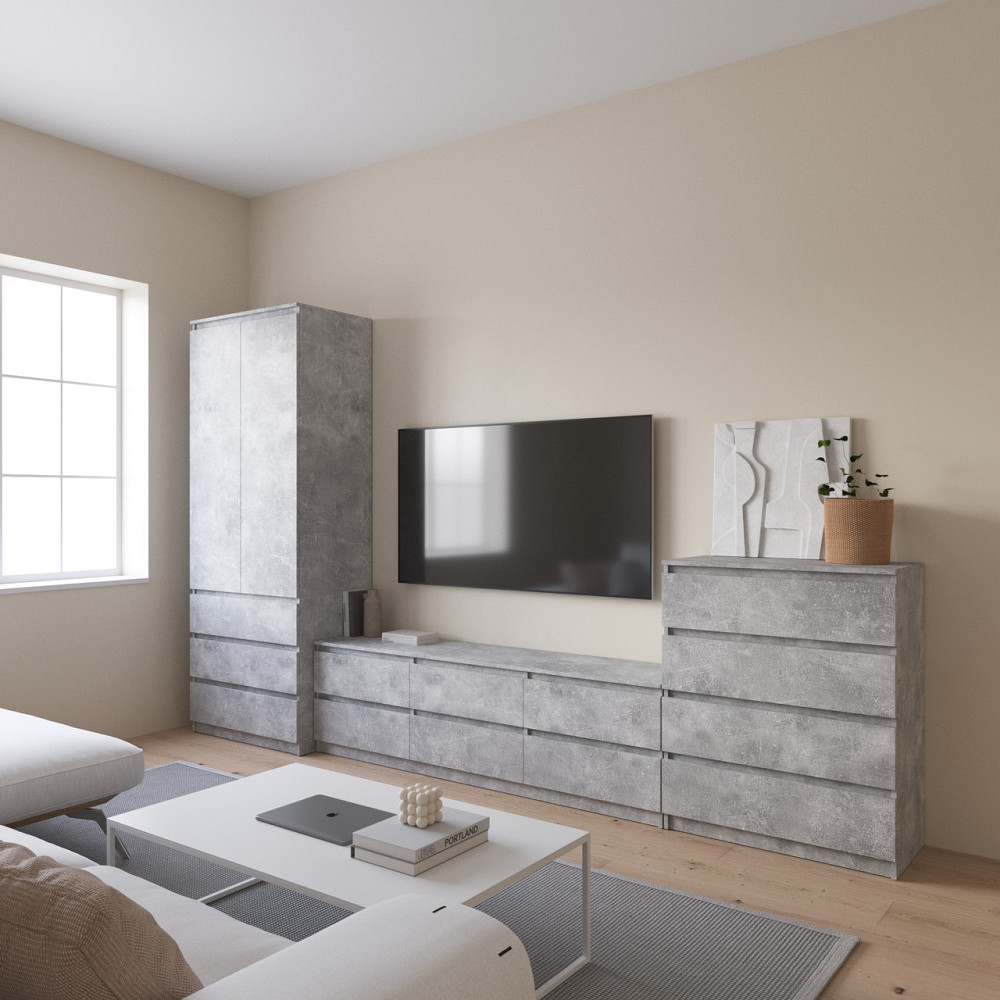 Комплект мебели в гостиную VAYS, шкаф R-9 тумба R-12 комод R-4 Львов - изображение 4