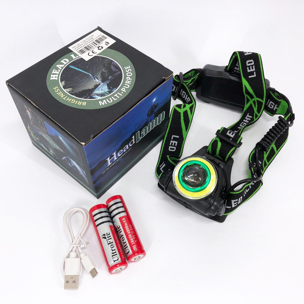 Налобный светильник для работы в темноте, Фонарик на голову для домашних работ, Фонарик налобный мощный HS-94 Львов - изображение 10