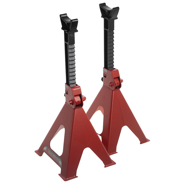 Підставки під машину INTERTOOL 6т 390-608мм уп.2шт з фіксатором висоти Львів - фото 2
