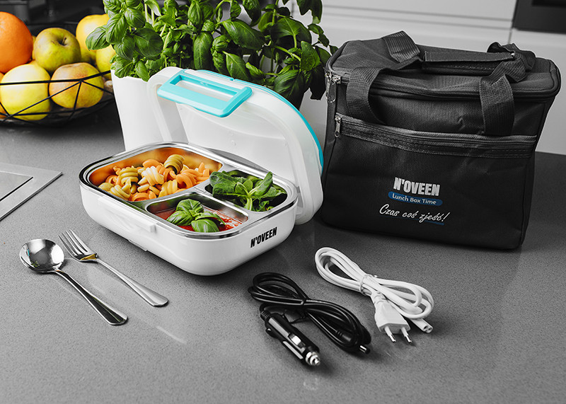 Ланч-бокс з підігрівом від 230В та 12В з термосумкою Noveen LB520 Київ - фото 6