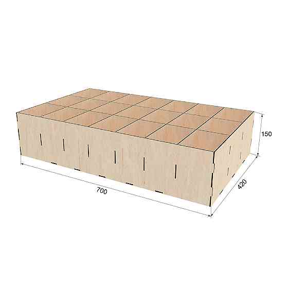 Диспенсер EKOSTAR для цукерок, снеків, горіхів, круп на 21 комірку Київ