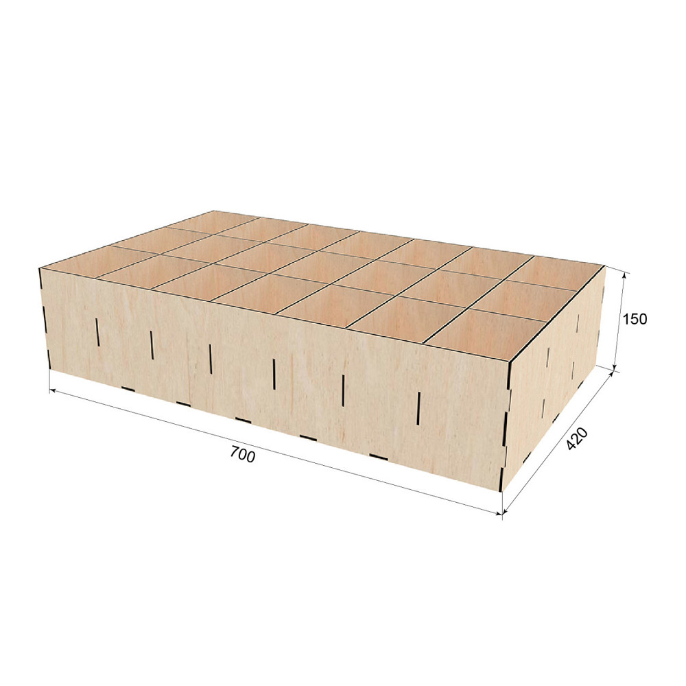 Диспенсер EKOSTAR для цукерок, снеків, горіхів, круп на 21 комірку Київ - фото 2