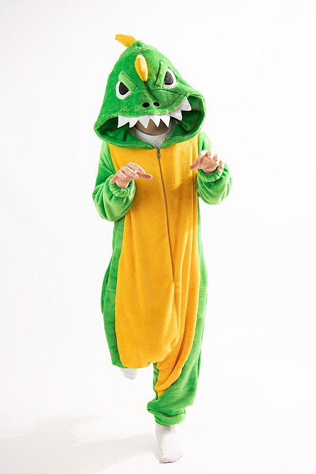 Детская пижама-кигуруми Дракон, велсофт,топ 128, Велсофт Киев - изображение 1