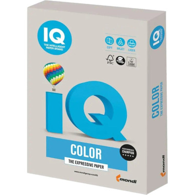 Папір Mondi IQ color А4 trend, 160g 250sh Gray (GR21/A4/160/IQ) Вінниця - фото 1