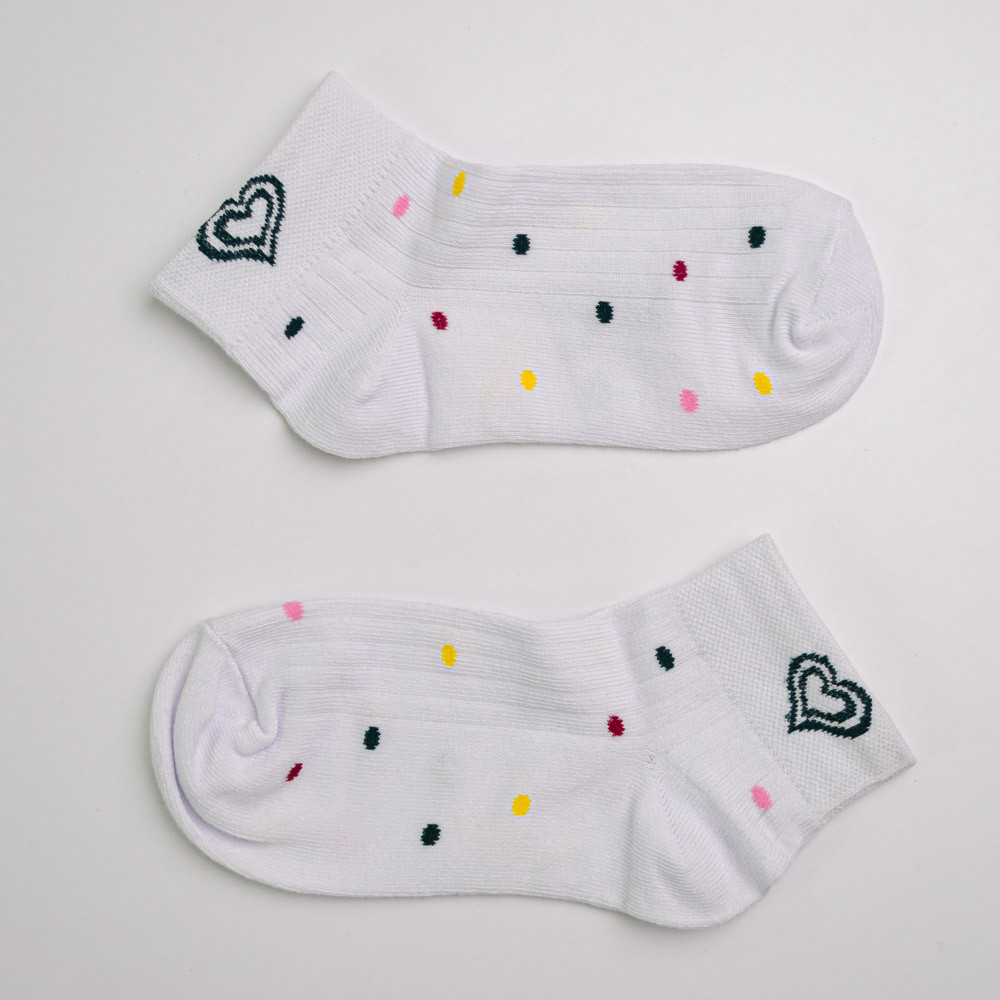 Набор носков хлопковых женских 10 пар Youstar 100 Средние 37-41 Белый черный Сумы - изображение 2