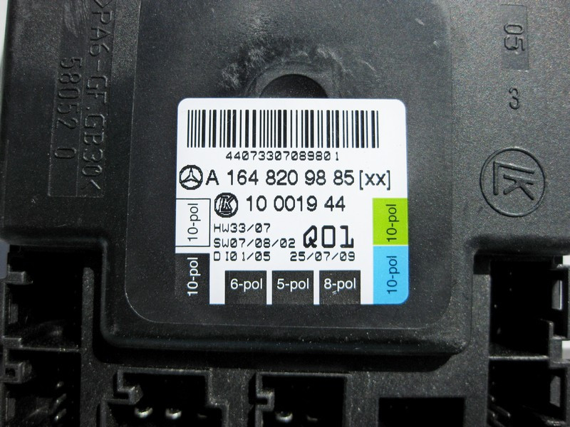 Mercedes-Benz  A1648209485 Блок керування передніх правих дверей GL X164 ML W164 R-Class W251 Одеса - фото 3
