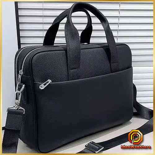 Чоловіча шкіряна сумка-портфель для ноутбука і документів в діловому стилі Tiding Київ