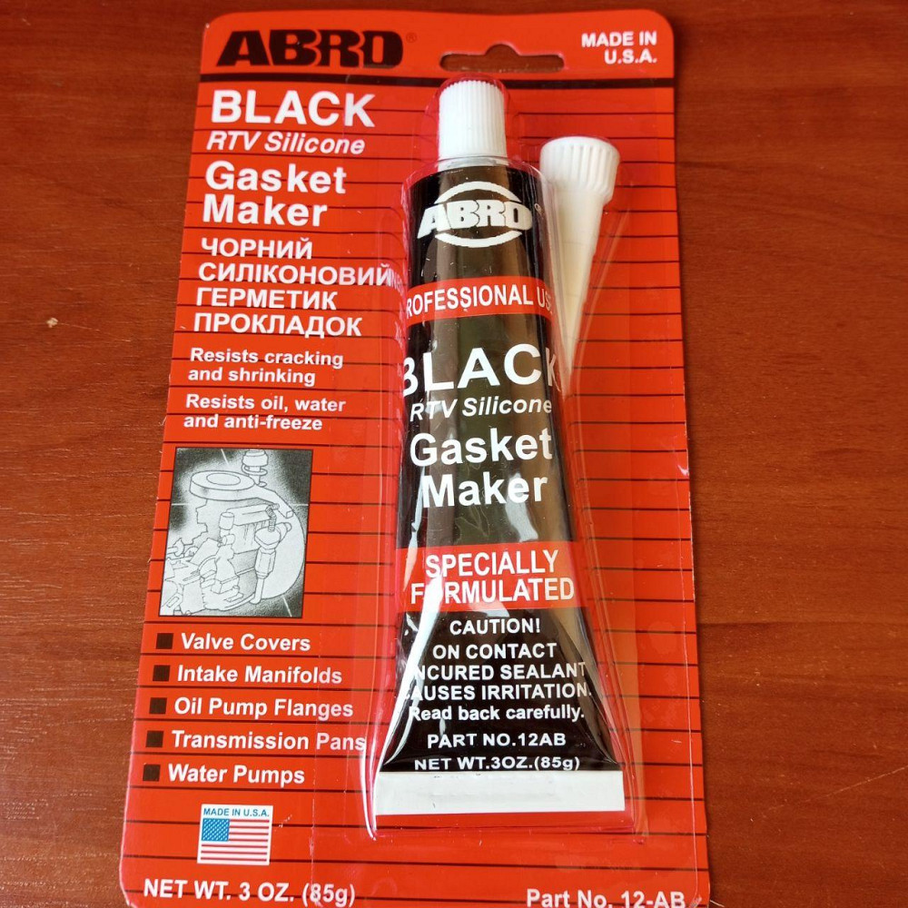 Автогерметик "Abro" 85г (червоний) китай Полтава - фото 1