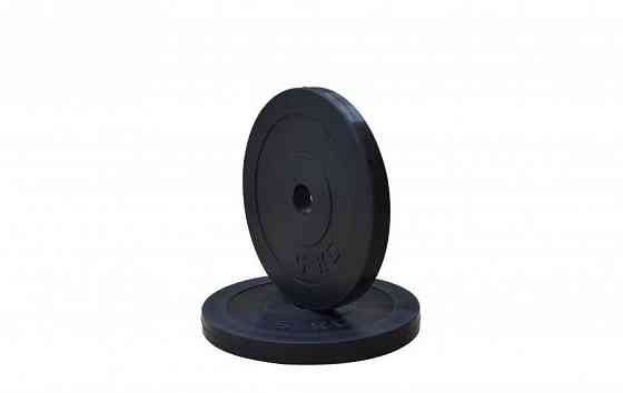 Диск обрезиненный 5 кг на олимпийский гриф 50 мм Гантели, гири, штанги и диски металлический Киев