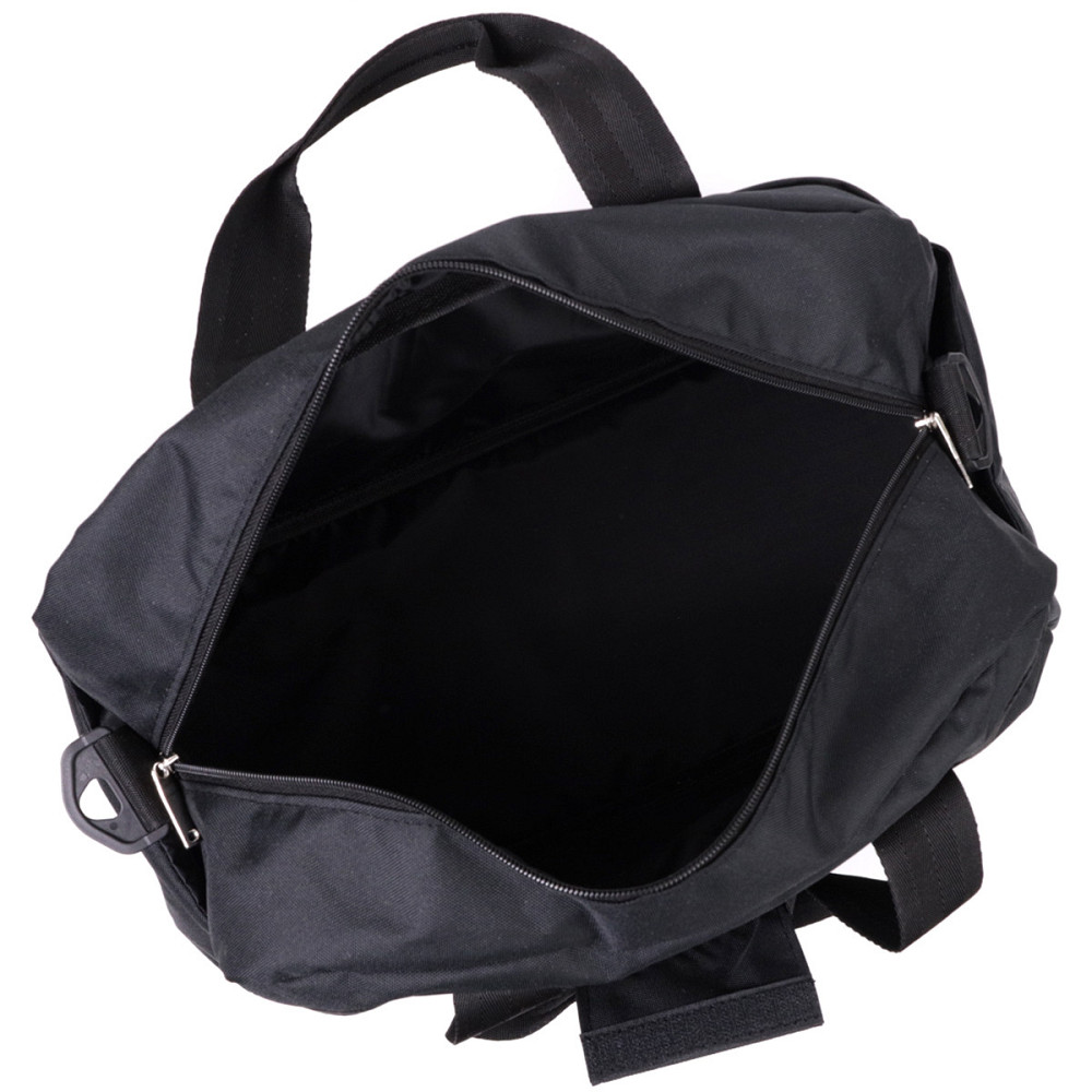 Текстильна дорожня сумка для поїздок спорту та туризму FABRA 22581 Чорна Київ - фото 18