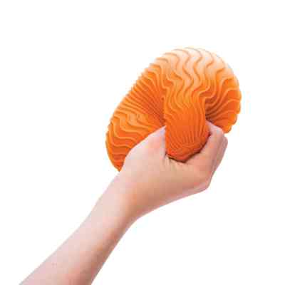 Антистресс NeeDoh серии Super – Яркие волны (оранжевый) (RSPND-5) Винница
