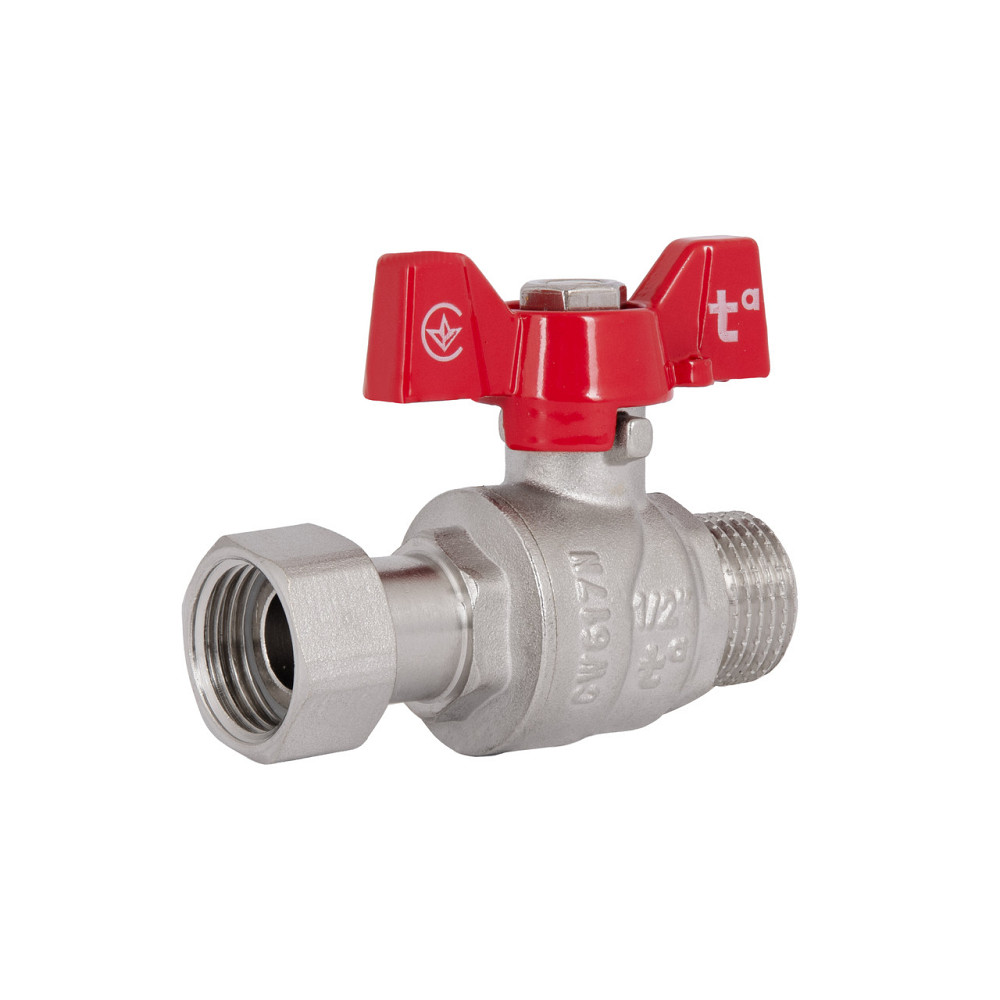 Кран шаровой с накидной гайкой Thermo Alliance Forte 1/2