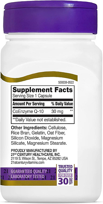 Co Q-10, 30 mg, 45 Capsules Луцк - изображение 2