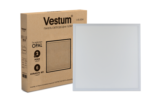 Панель свiтлодiодна LED ULTRA SLIM 40W 600x600 6500K 220V Vestum Дніпро