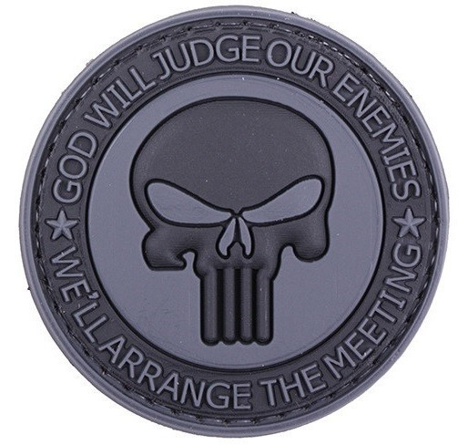 Шеврон 3D PVC на липучке GFC Tactical GFT-30-006392-00 “Бог будет судить наших врагов