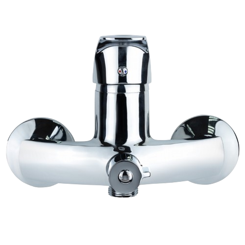 Змішувач SD d40мм для ванної гусак прямий 350мм дивертор вбудований картрідж Tau Житомир - фото 4