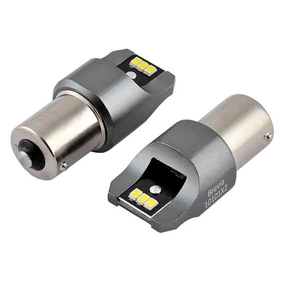 Автолампа Brevia Power LED P21W 330Lm 6x3020SMD 12/24V CANbus, 2шт Львів