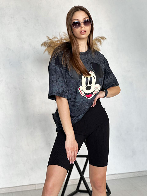 Женский спортивный комплект с шортами рубчик Winsome Киев - изображение 1