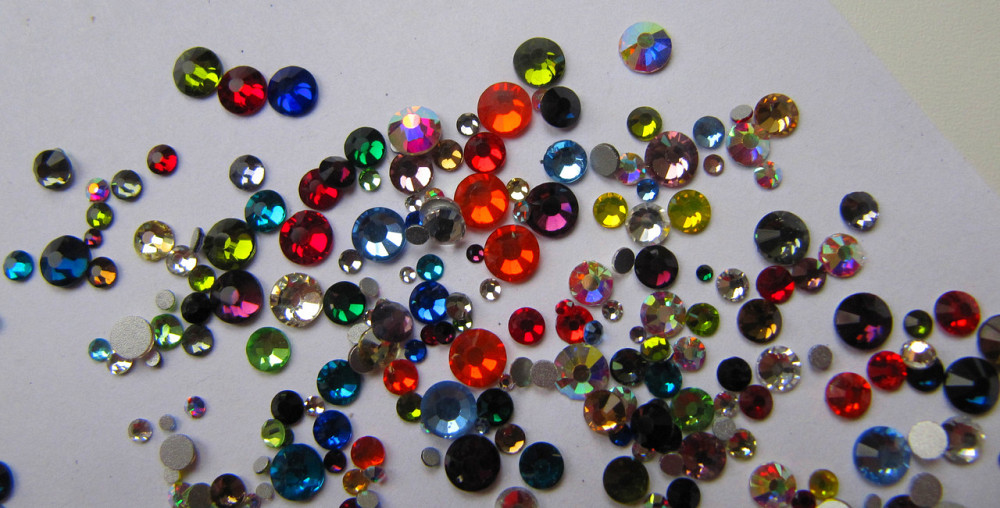 Стразы Swarovski микс (разные цвета и разные размеры ) SS3-10 (1400 шт) Киев - изображение 2