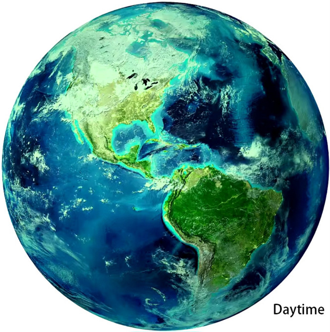 Люминесцентная наклейка Планета на стену 30 см разноцветный Киев - изображение 2