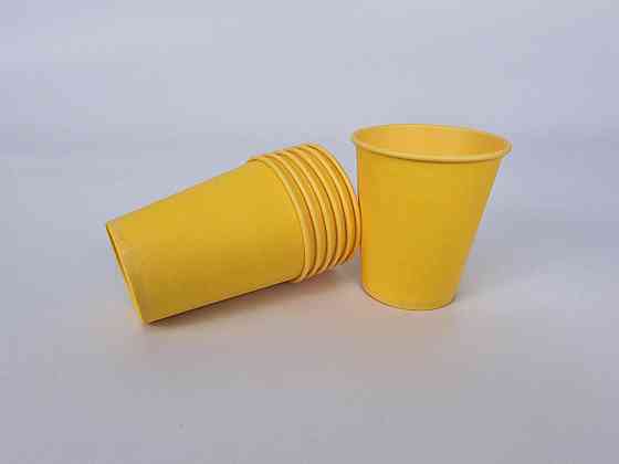 Стаканчики для кави 300 мл "ЖІЛТИЙ" Маестро (50 шт.) Харків