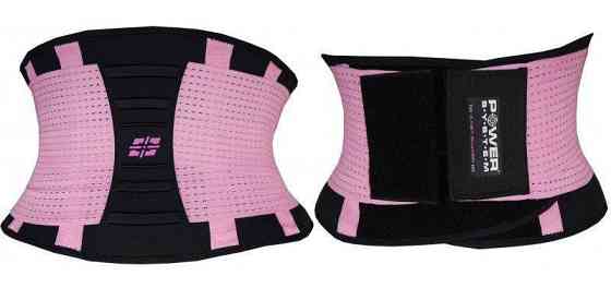 Пояс-корсет  для підтримки спини Power System PS-6031 Waist Shaper Pink S/M Кам'янське