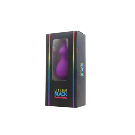 Анальна пробка Adrien Lastic Amuse Medium Purple (M) з двома переходами, макс. діаметр 3,6 см Львів