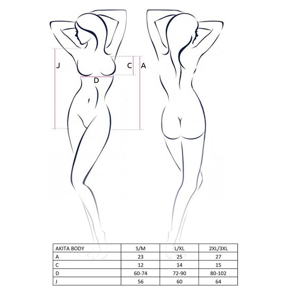 Боді з високим вирізом стегна Passion Exclusive AKITA BODY L/XL, red Sex Aura Київ - фото 7
