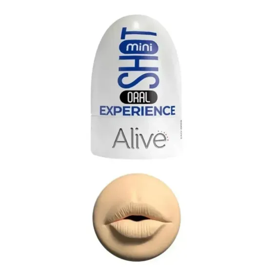 Карманный мастурбатор Alive Mini Shot Oral Experience в виде рта Sex Aura Киев