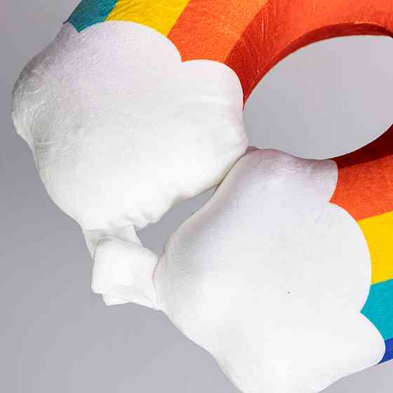 Подушка для шиї Rainbow U-подібна, синій HP-56-13BL Коломия