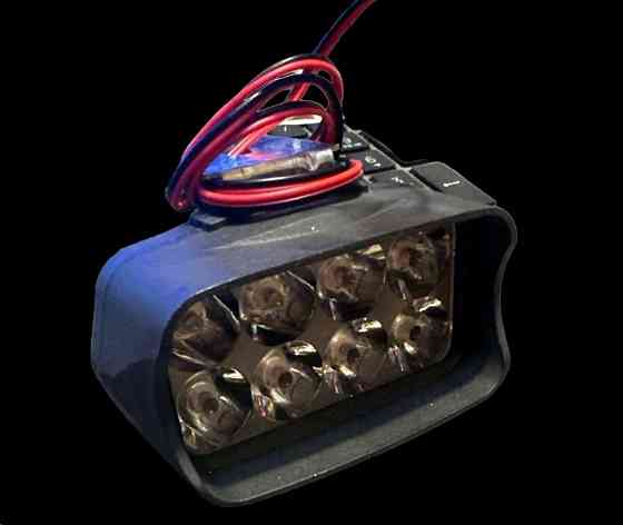 Фара додаткового світла LED L21-12W FLOOD 9-85V DC 1,5W 8 шт. 6000К IP67 1200Lm Мукачево