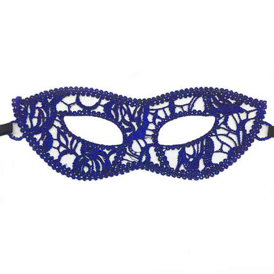 Венеціанська маска для корпоративу one size синій Київ