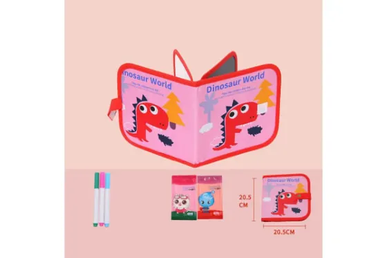 Многоразовый альбом для рисования с фломастерами Dinosaur World Коломыя