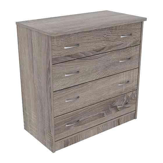 Комод Діана №1, Дуб Сонома Трюфель, 800/440/800 Львів