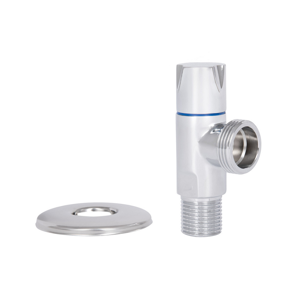 Кран кутовий Thermo Alliance Standart (ручка кругла) з керам.буксою 1/2"Н х 3/4"Н SF342W1520 Київ - фото 7