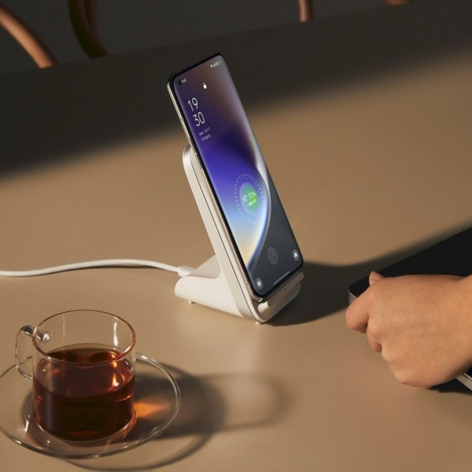 Бездротовий зарядний пристрій OPPO AirVOOC 45W (Білий) Миколаїв - фото 5
