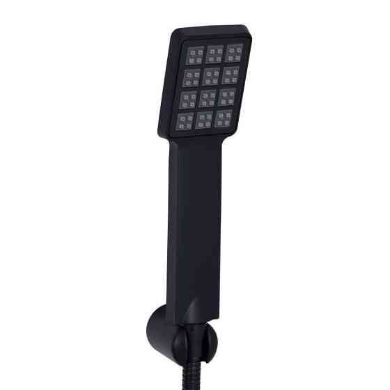 Смеситель для ванны Lidz Wawel 006 c душевым гарнитуром (k35) LDWAW006BLA45393 Black черный Киев