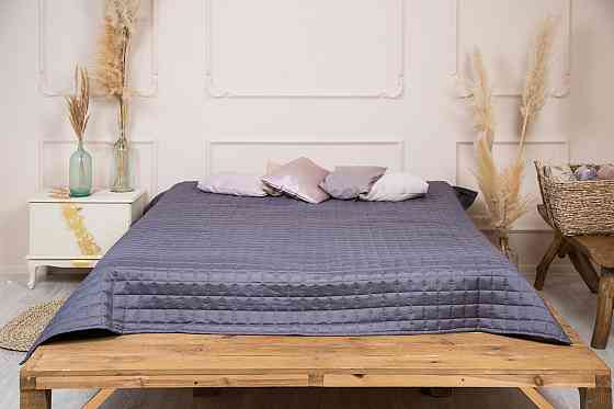 Покривало Ecotton 140х205 см антиалергенне з мікрофібри сіре Коломия