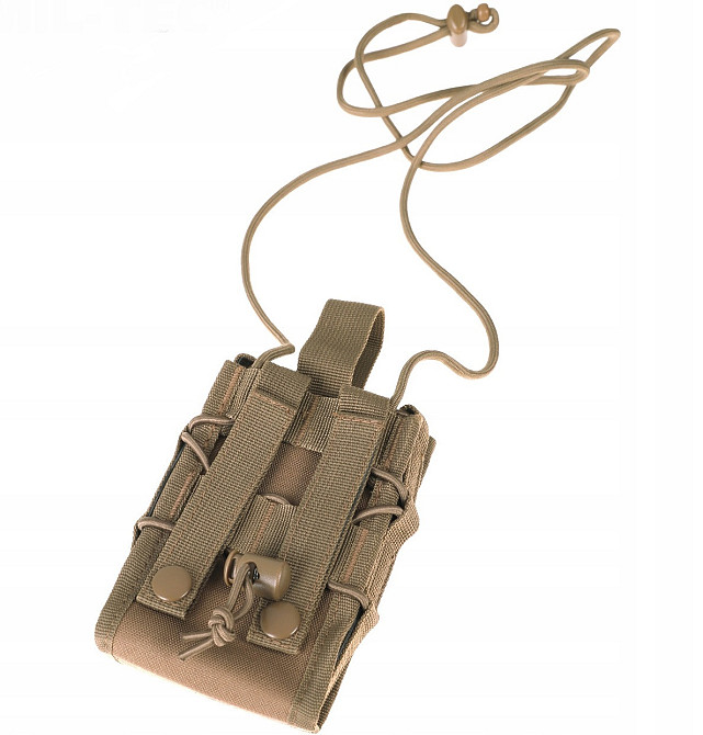 Тактичний Підсумок для смартфона та документів із системою Molle та ременем Mil-Tec від Sturm (13492019) Coyote Нововолинськ - фото 6
