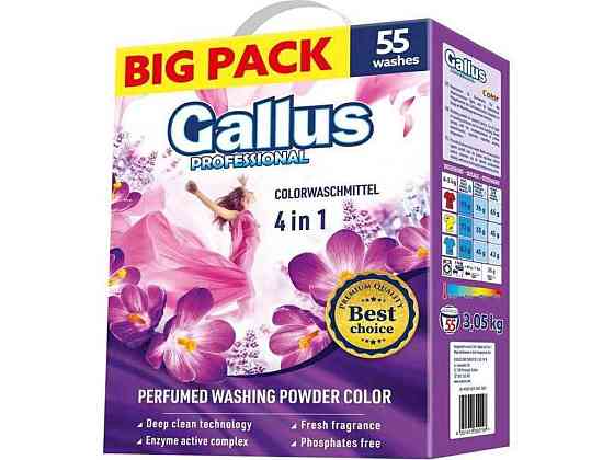 Пральний пор Professional 4в1 3,05кг Color КАРТОН ТМ Gallus Київ